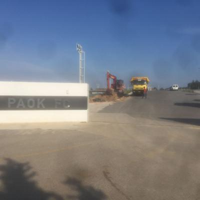 Κατασκευή Ανεμοθράυστη στο Προπονητικό Κέντρο ΠΑΟΚ στην Νέα Μεσήμβρια