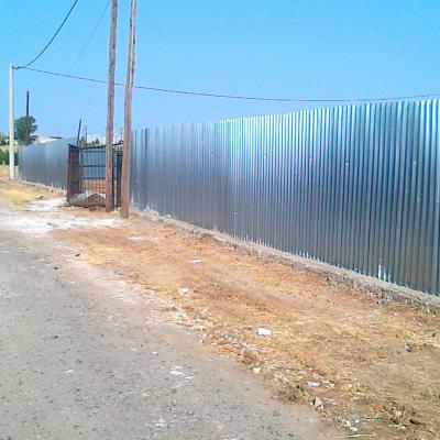 Κατασκευή περίφραξης στην Νέα Αγχίαλο