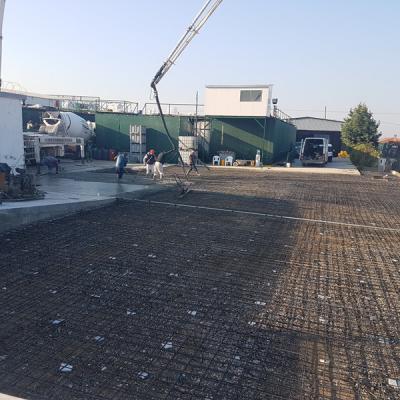 Διαμόρφωση περιβάλλοντα χώρου και υπερυψωμένη κατασκευή βιομηχανικού δαπέδου